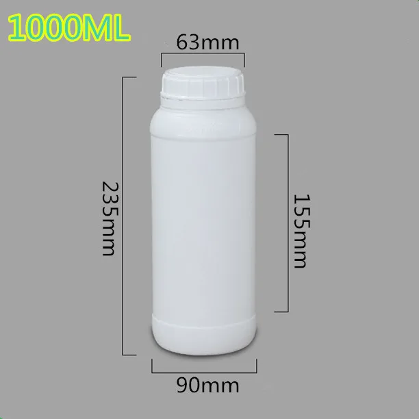 Пустая пластиковая Фторированная бутылка с Пробивной крышкой, герметичный контейнер 50 мл/100 мл/200 мл/250 мл/500 мл/1000 мл