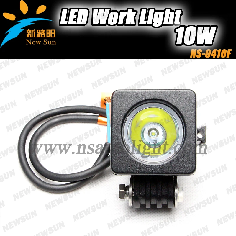

Free shipping CREE chips 10W Square Led Work Light Spot Beam OffRoad 4X4 4WD Boat Lamp SUV ATV CAR