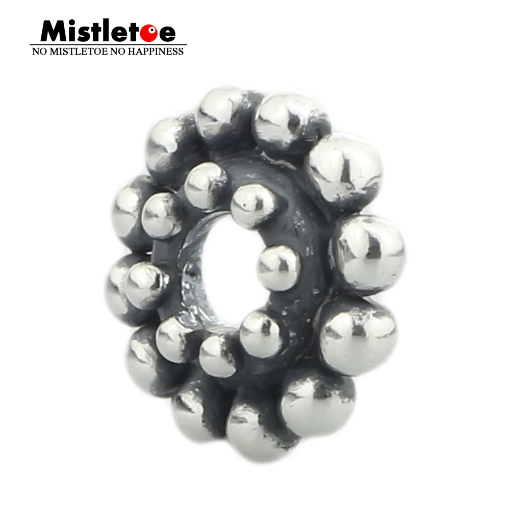 

Mistletoe Genuine 925 Sterling Silver Lotus Top Charm Beads Fit European Troll 3 mm Bracelet & Necklace Jewelry