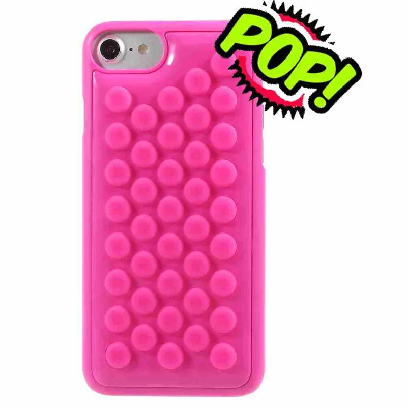 Pop Sound Bubble Phone Shell 3 Colors Squeeze Novelty Wrap TPU Back