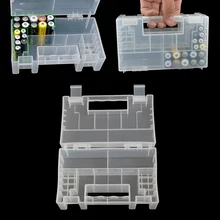 Пластик чехол для iPhone X/iphone Организатор/держатель/контейнер Батарея ящик для хранения для AAA 9 V Батарея