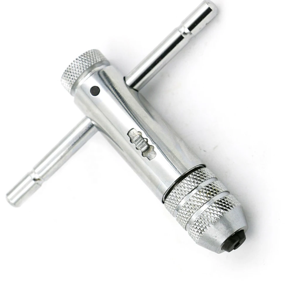 M3-M8, профессиональный сплав, сталь, Т-образная ручка, трещотка, гаечный ключ, машинист, инструмент с винтовой резьбой, заглушки, краны, ручной инструмент