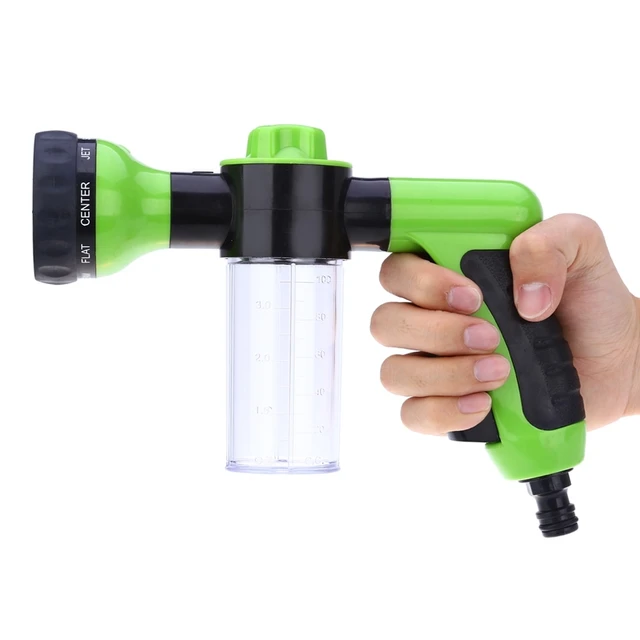 8 In 1 Jet Spray Gun Soap Dispenser Garden Watering Hose Nozzle Car 8 In 1 Jet Spray Gun Soap Dispenser Garden Watering Hose Nozzle Car Washing Tool