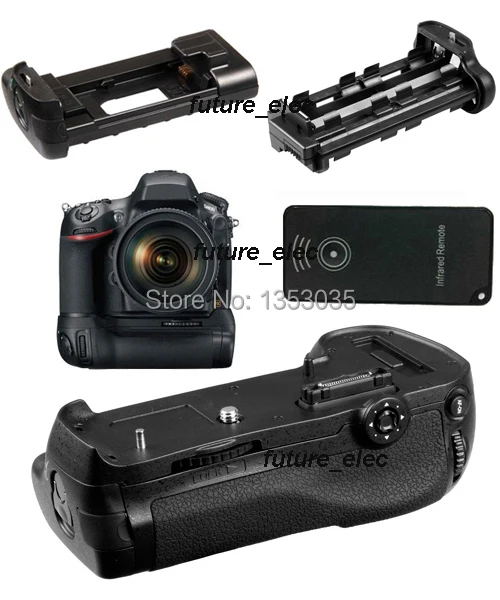 

Vertical Power Battery Hand Grip Holder Pack Shutter For Nikon D800 D800E DSLR Camera replace of MB-D12 fit EN-EL15 + IR Remote