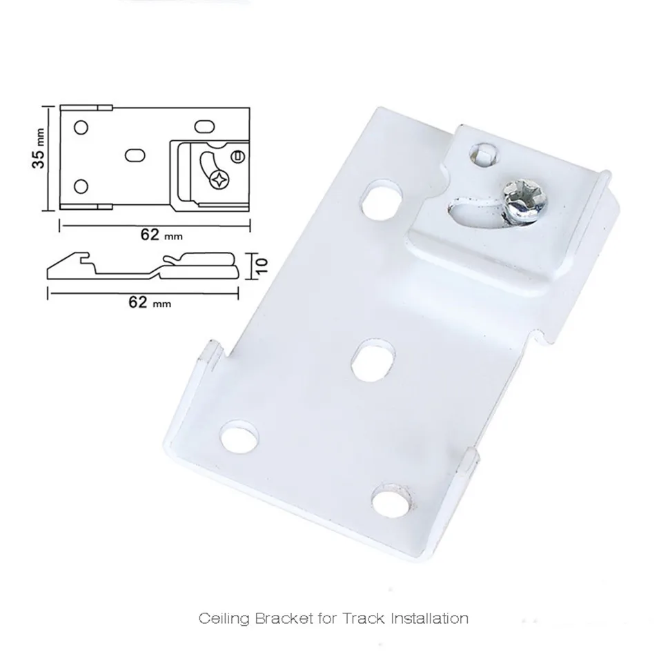 10pcs Ceiling Bracket for Dooya Old Somfy Customizable Super Quiet Electric Curtain Track and Xiaomi Smart Curtain Track System