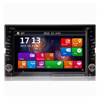 

6.2 inch in-dash 2DIN Universal Car GPS Navigation With DVD Player multimedia radio audio ipod bluetooth video stereo head unit