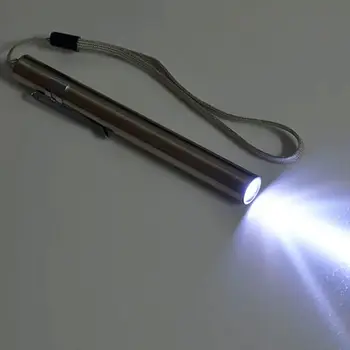 

Stainless Steel Pocket Mini USB Rechargeable LED Light Pen Outdoor Camping Flashlight Torch