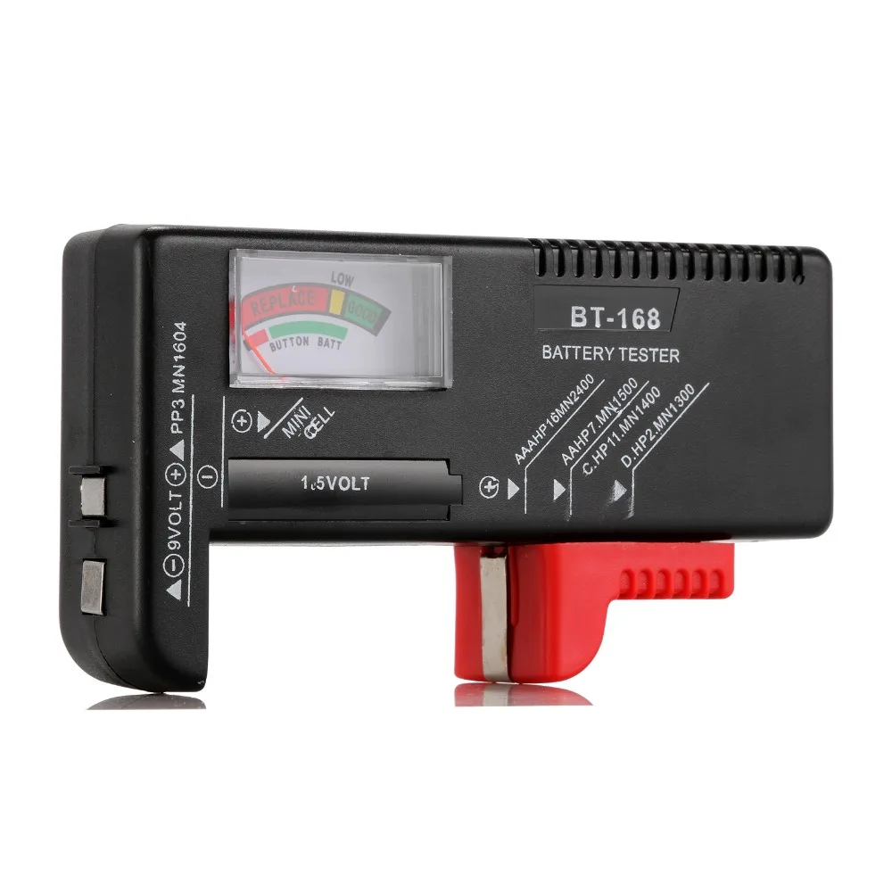 

new arrivalBT-168 Battery Tester For 9V 1.5V Button Cell AAA AA C D AG Universal Battery Capacity Tester Checker Diagnostic-tool
