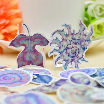 

46pcs Kawaii Sea Shell Sticker Decoracion Journal Cute Diary Seashell Stickers Scrapbooking Flakes Stationery School Supplies