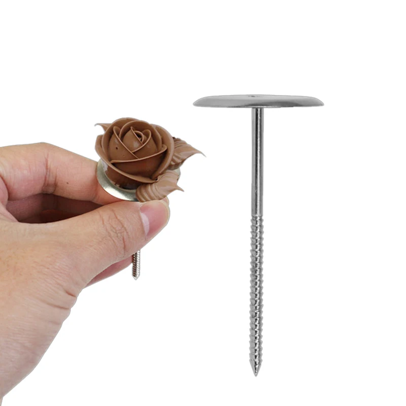 

DIY Cake Tool Cake Icing Cream Decorating Nails Stainless Steel Cake Flower Needle Fondant Flowers Decorating Lifter