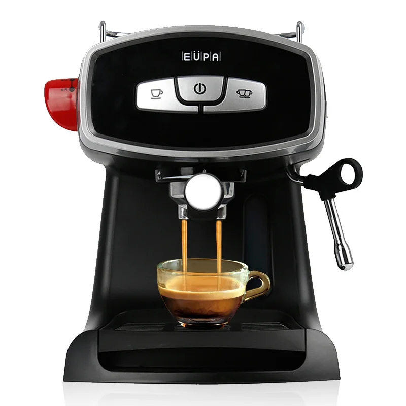 

Home Commercial Coffee Machine TSK-1826RB4 Semi-automatic Italian Steam One Machine 19 Pa Double Temperature System