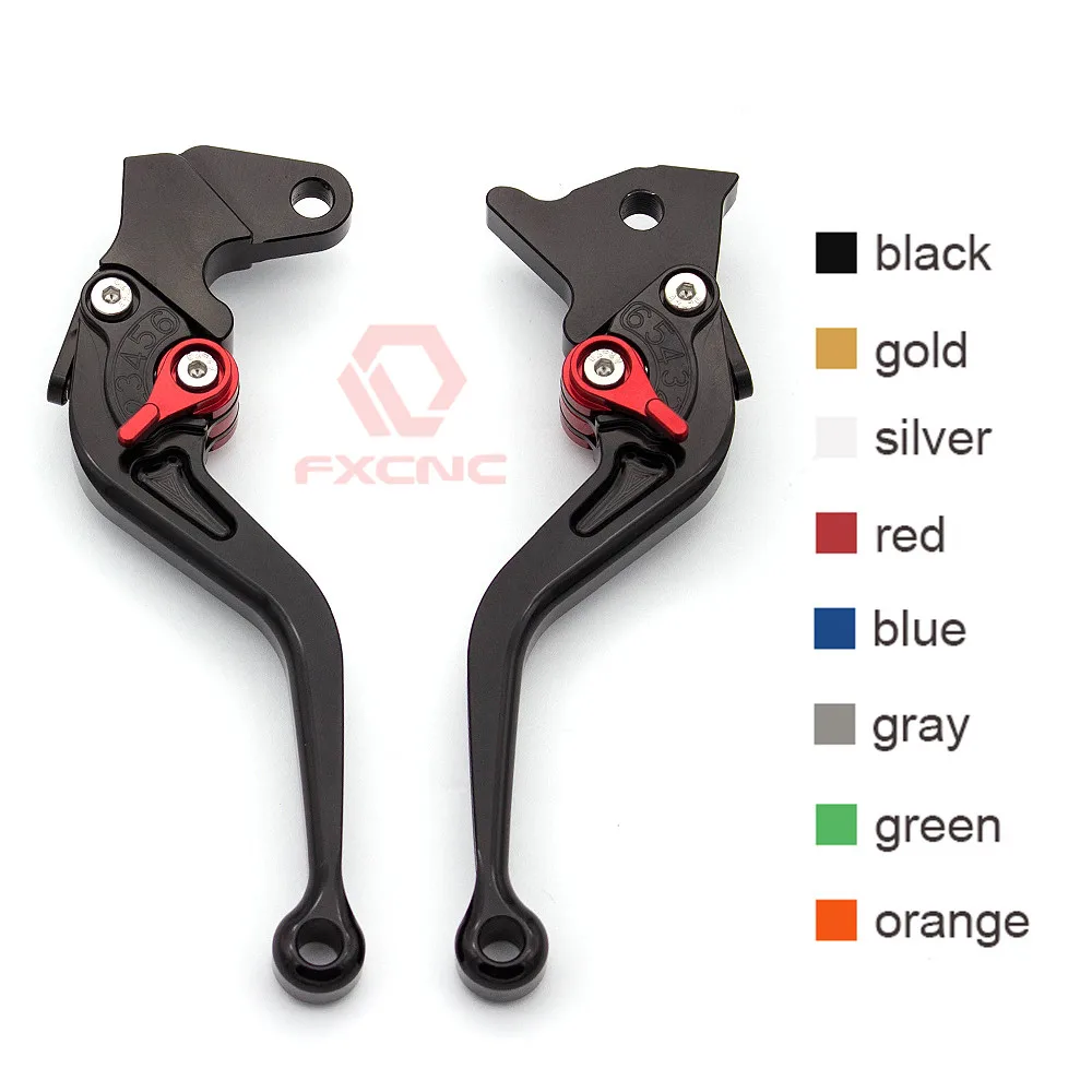 Aprilia TUONO R 2003-2010 Long Adjustable Brake /& Clutch Levers Black