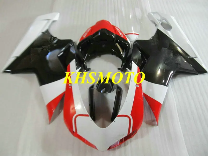 Впрыска обтекателя комплект для DUCATI 1098s 1198 848 2007 2011 ducati 07 08 09 10 11 Белый Красный