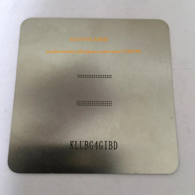 Трафарет с прямым нагревом для Samsung S6 emmc KLUBG4GIBD BGA | Электронные компоненты и