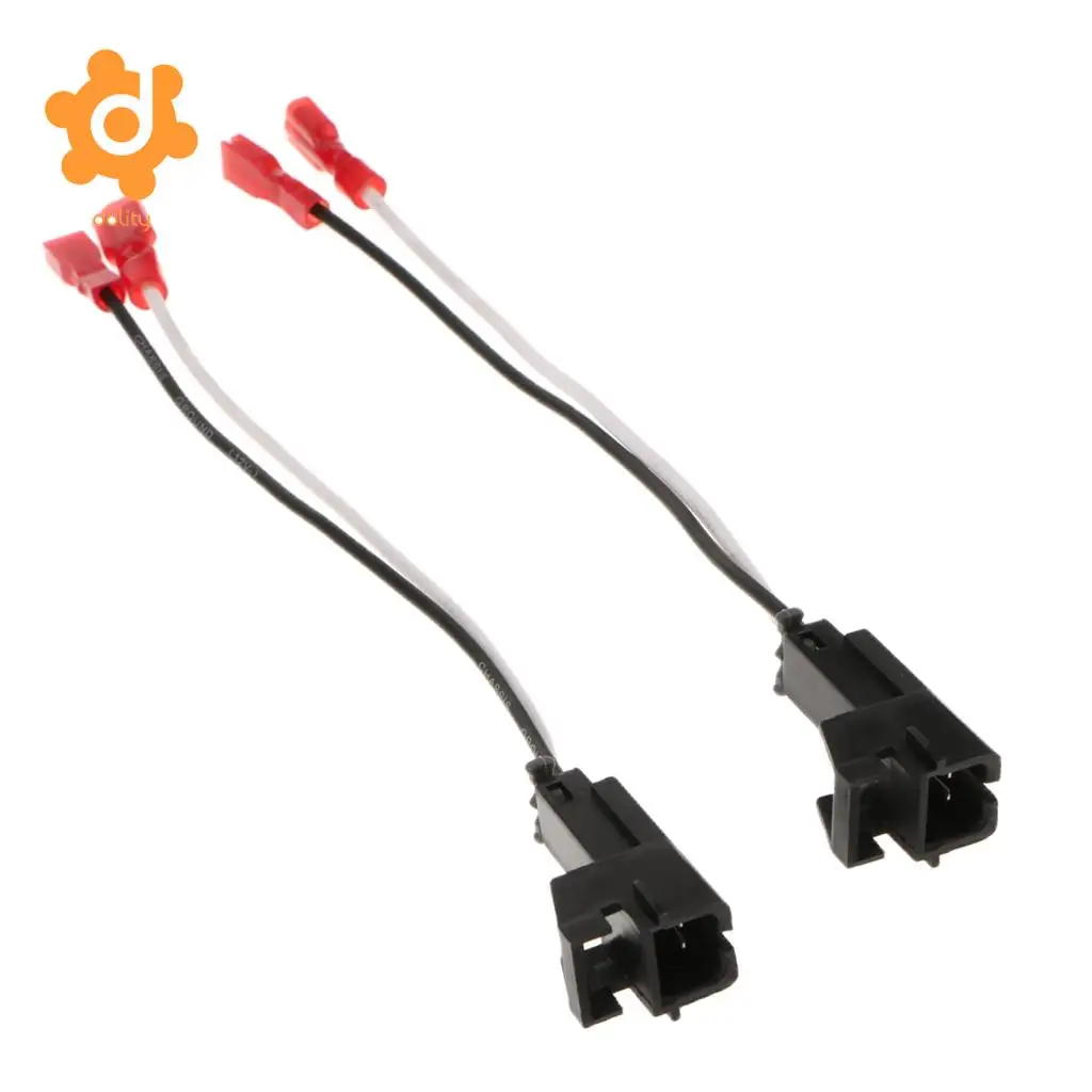 2 Pieces Car Speaker Wire Harness Adapter Plug for Chevrolet Buick Hummer