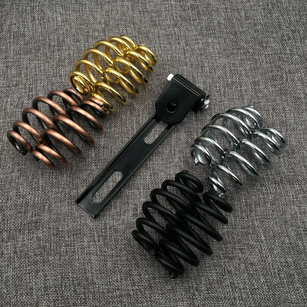 Motor 3 Inch Solo Seat Springs Mounting Kit Bracket w/ 3" Barrel