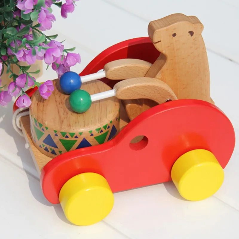 Cartoon-Bear-Cubs-Beat-Drums-Wood-Noise-Maker-Toy-Cub-Bear-Beating-Drum-Funny-Toy-Early
