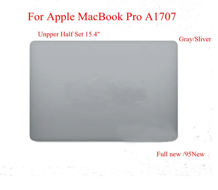 

STARDE Replacement LCD For MacBook Pro A1707 LCD Display +Touch Screen Digitizer Assembly Unpper Half Set Gray/Sliver New 15.4