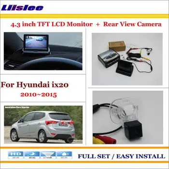 

Liislee For Hyundai ix20 2010~2015 In Car 4.3" Color LCD Monitor + Car Rear Back Up Camera = 2 in 1 Park Parking System