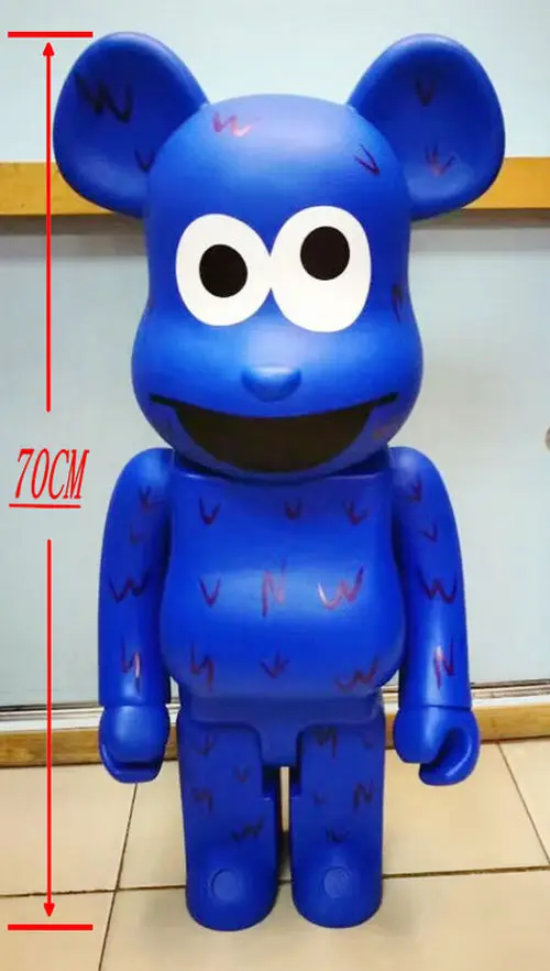 

New 1000% Be@rbrick 70cm bearbrick Sesame ELMO PVC action figure Fashion toy figure Toy Brinquedos Anime