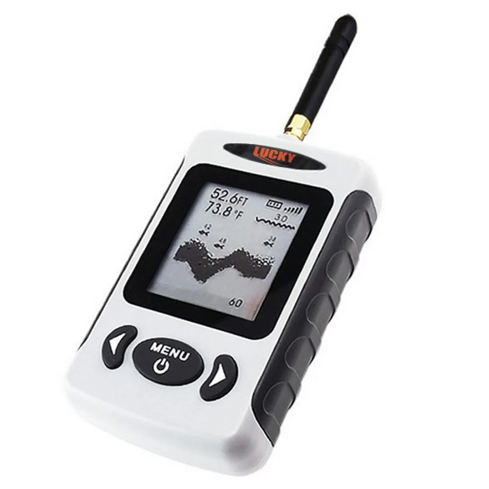 2 х штук LUCKY FFW 718 цифровой беспроводной матричный рыболокаторы 131ft/40 м Sonar радио