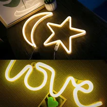 Светодиодный ночник настольные лампы романтический 3D Настенный светильник домашний декор детский подарок- M25