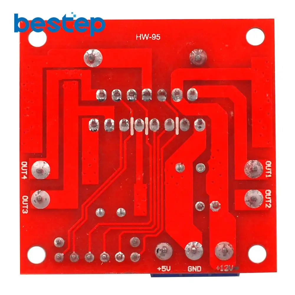 1pcs L298N Driver Board Module for High Power Peltier Stepper Motor Smart Car Robot with Breadboard image 6