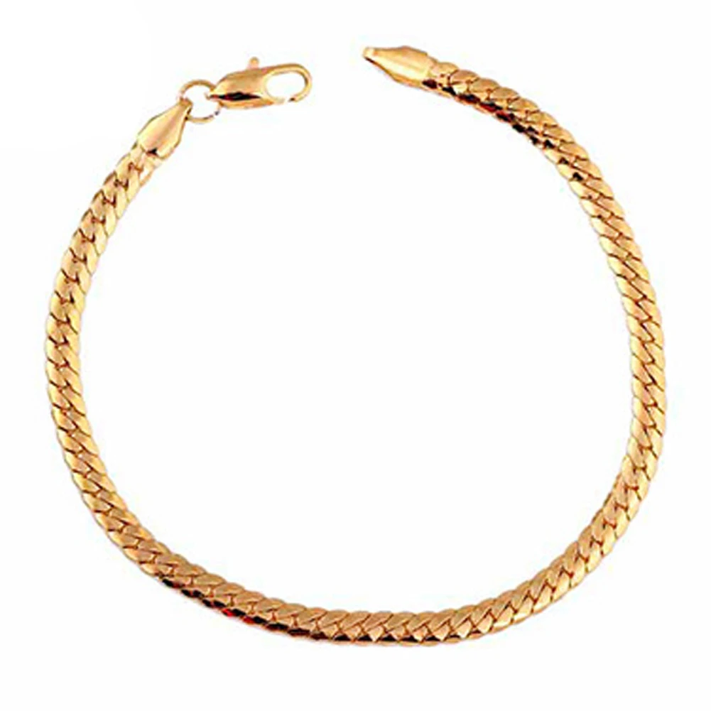 Hot Sale Fashion Women Ladies Gold Plating Hand Chain Elegant Link