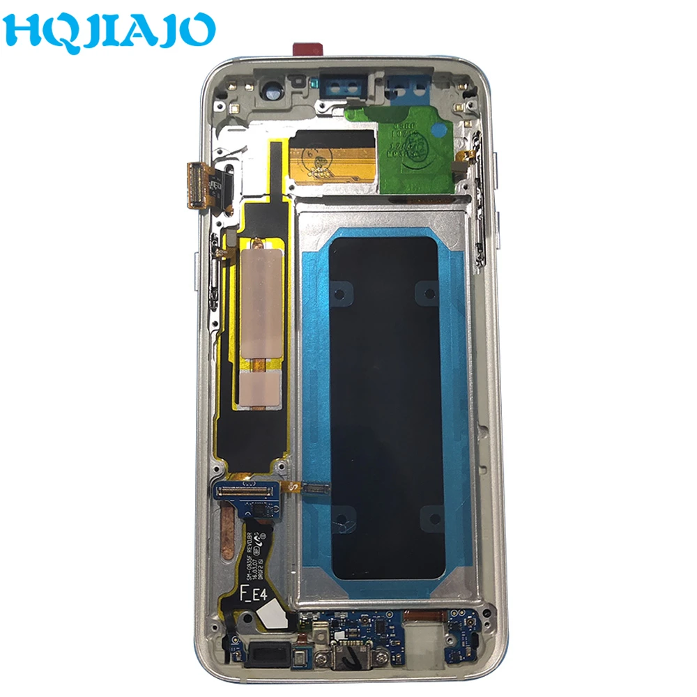 

Super AMOLED LCD Screen For Samsung Galaxy S7 edge G935 G935 Touch Screen Digitizer Assembly LCD Display For Samsung G935 Frame