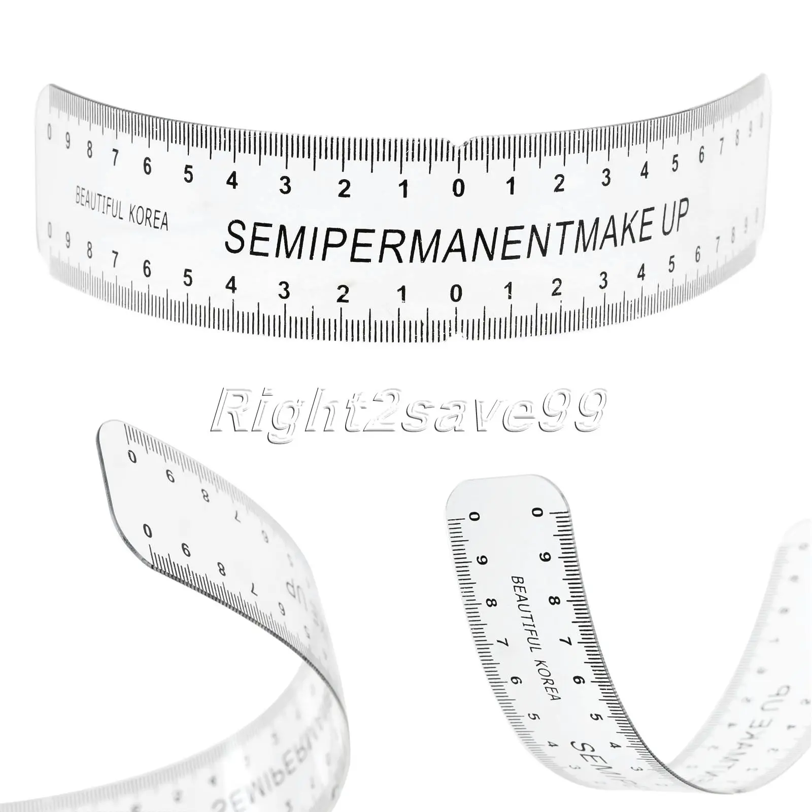 

Eyebrow Grooming Stencil Shaper Plasitc Ruler Measure Tool permanent Makeup Reusable Black microblading Stencil Brow Artists