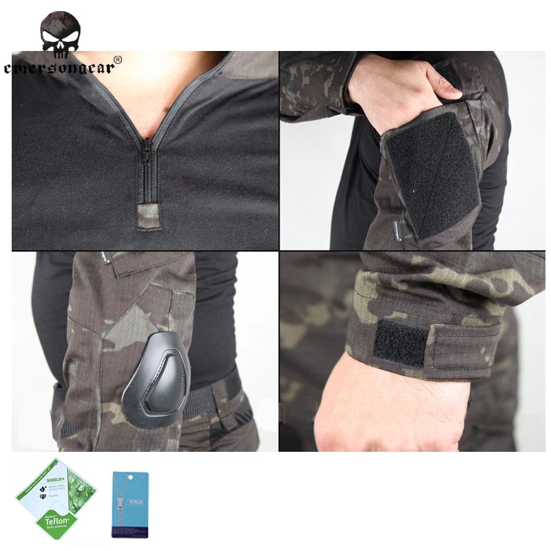 EMERSONGEAR G3 боевая рубашка Военная армейская страйкбольная тактическая