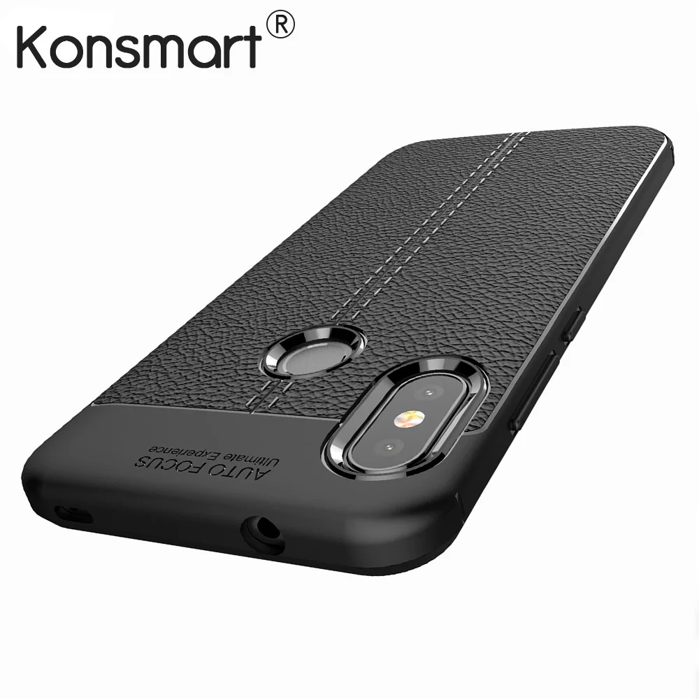 Чехол для телефона Redmi 6 Pro задняя крышка Xiaomi мягкие кожаные чехлы из ТПУ сотовых
