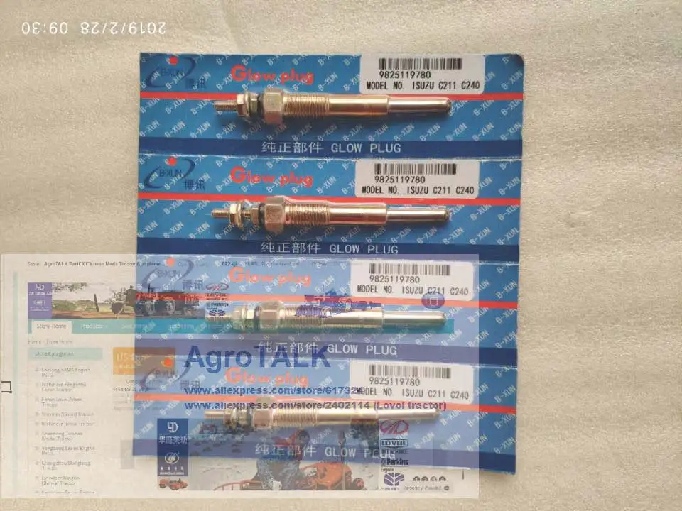 Свеча 12 В для C211/C240 TD23/TD25 проверьте подробные размеры при заказе номер детали: |