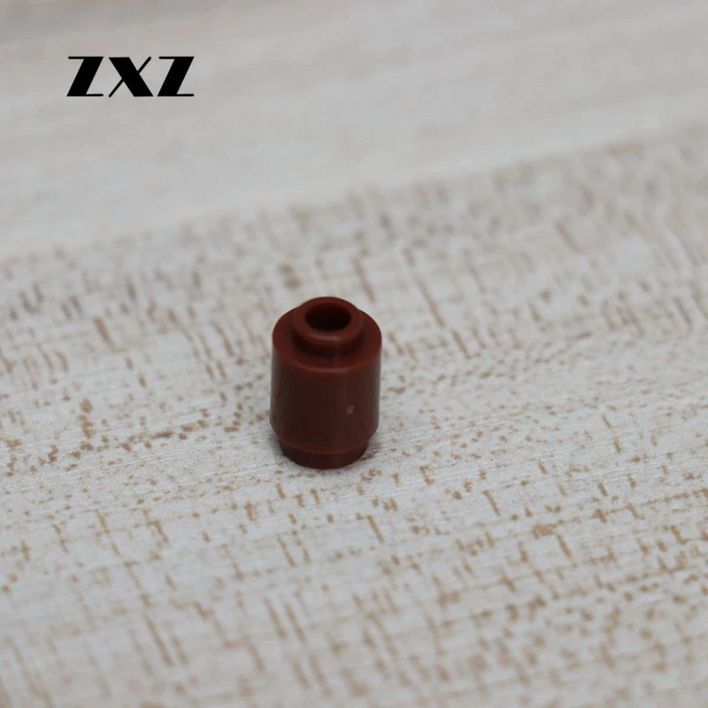 300 шт./лот цилиндрические кирпичи 1X1 нетоксичные строительные блоки россыпью