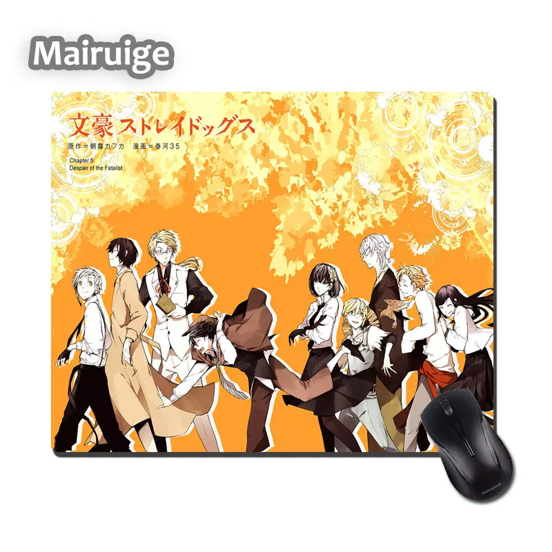 

Mairuige Bungo Stray Dogs All Characters Popualr Anime Pattern Game Mouse Pad Pc Notebook Keyboard Table Desk Mat Mice Pad