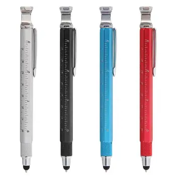 

Multifunctional Screwdriver Ballpoint Pen Level Ruler Pens Stationery Spirit Level Ball Pen with Scale Function Hand Tool Newst