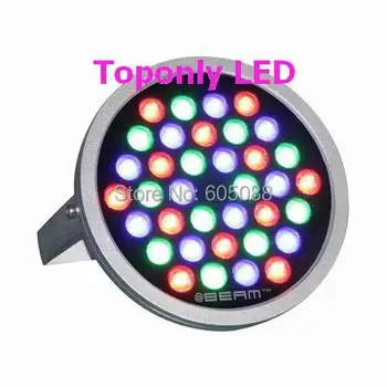 

36w Edison rgb led wall washer lamp IP67 waterproof round flooding light DC24V compatible with normal RGB&DMX512 led controllers