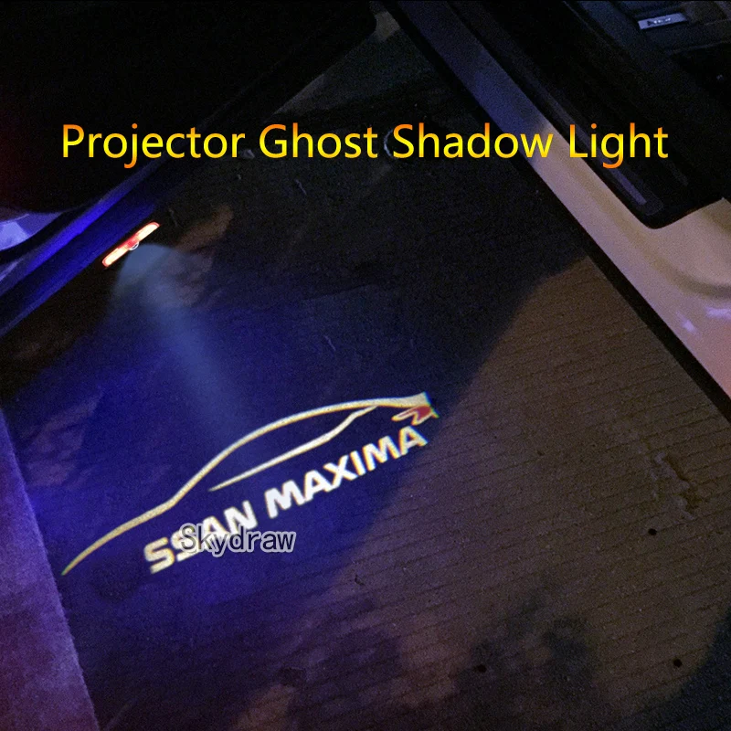 

2 Piece For NISSAN MAXIMA (2004-2019) Car LED Door Warning Light Projector Ghost Shadow Light Welcome Light