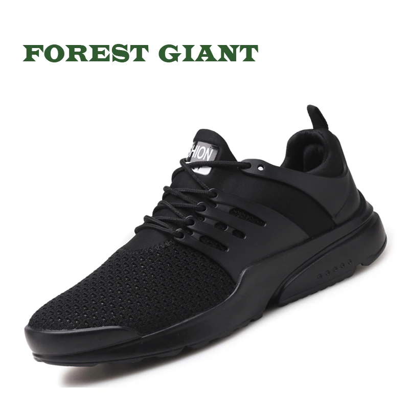 

FOREST GIANT Men Casual Shoes Lace-up Summer Adults Breathable Mesh Walking Lightweight Male Sneakers Comfortable Footwear 301