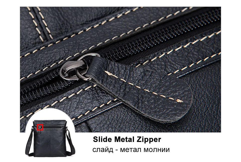 men bag messenger genuine leather