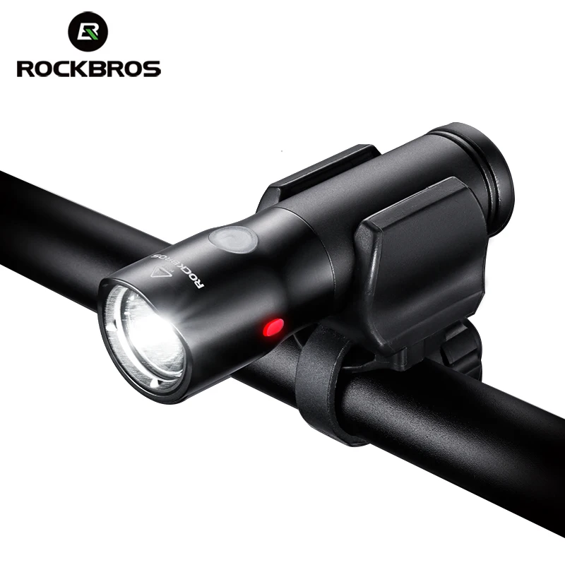 

ROCKBROS Bicycle Light USB Rechargeable Waterproof Mini Cycling Head Light MTB Mountain Road Bike Front Lights For Night Cycling