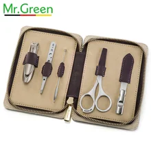 MR. GREEN педикюрные кусачки для ногтей, подарочный набор, семейное покрытие для ногтей из нержавеющей стали, профессиональные ножницы для ногтей, пилка для ногтей с кобурой