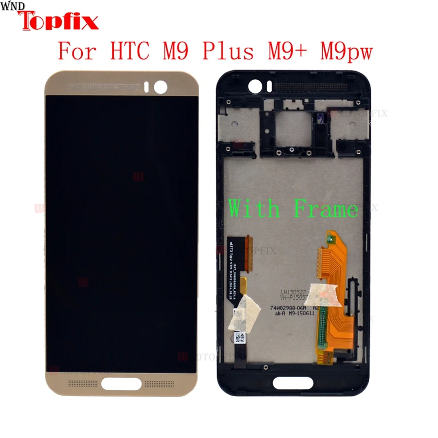 В наличии 5 2 дюймовый ЖК-дисплей для HTC M9 Plus + M9pw 100% протестированный сенсорный