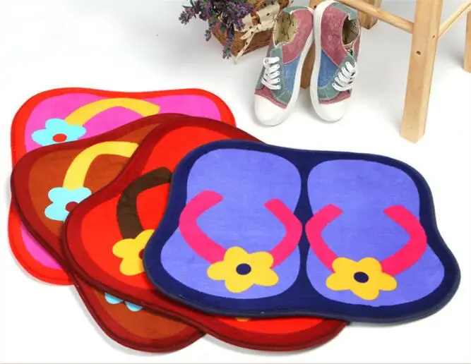 1pc New Flip Flop Floor Mats Bedroom Carpet Door Ground Bath 1pc New Flip Flop Floor Mats Bedroom Carpet Door Ground Bath Household Rug Living Room Home Textile Blanket Ly 002 In From Garden On