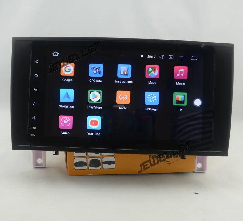 Excellent 8" quad core  Android 9.0 Car GPS radio Navigation for Benz SLK R171 2004-2010  with 4G/Wifi DVR OBD mirror link 3