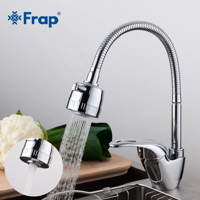 Achat Frap 1 ensemble en laiton cuisine évier robinet mélangeur froid et chaud robinet monotrou robinet d eau mélangeur cuisine mélangeur torneira cozinha F4303
