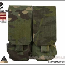 Военный ЭМЕРСОН Molle стиль моторизованных войск M4 двойной подсумок для магазинов Тактический средство для охоты дамская сумка Мультикам тропический EM9026TP