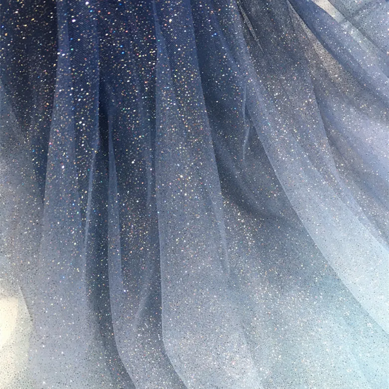 100*150 см градиентная бронзовая ткань звездное небо ткань для платьев модная одежда