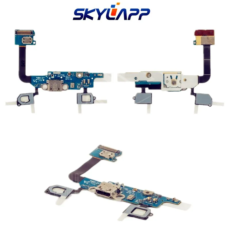 Flat-Cable-for-Samsung-G850F-Galaxy-Alpha-Cell-Phone-charge-connector-with-components-with-microphone_副本