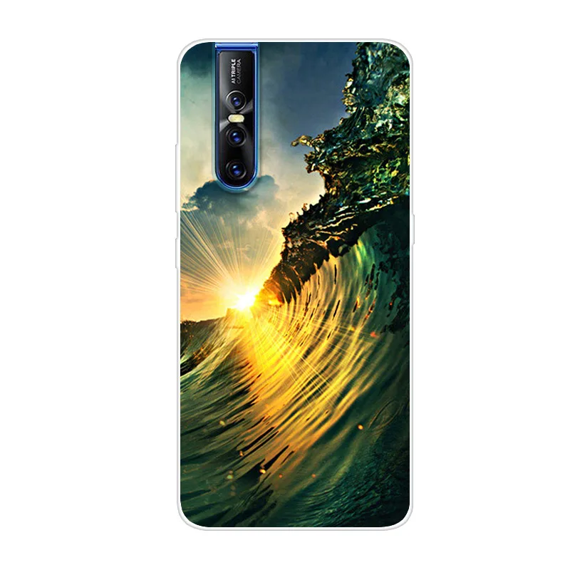 For Vivo V15 Case V15 Pro Covers Cute Cartoon Soft TPU Silicone Back Case For Vivo V15 Pro V 15 Phone Cover Cases Coque V15Pro